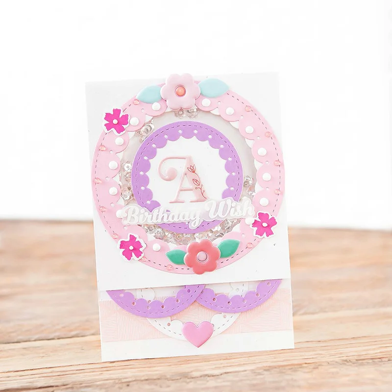 4 шт. металлические трафареты для вырезания гребешок|Вырубные штампы| |