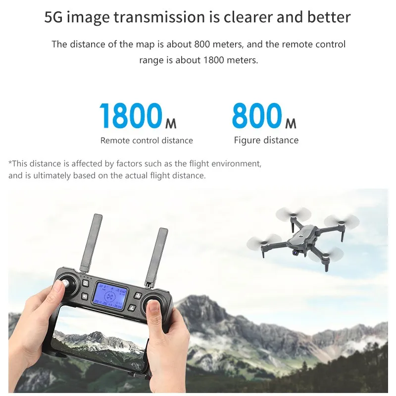 

2021 NEW HATOSTEPED Precise K20 Drone With 4K Camera Dual GPS One-Key Return Headless Mode Follow Me Circle Fly RC Drones toys