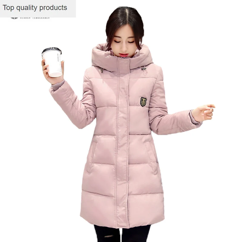 2020 новое зимнее женское модное пальто Свободное однотонное Han edition куртка с