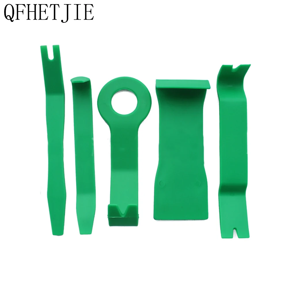

QFHETJIE Auto Parts Tools Environmental Car CD Central Control Panel Clip Audio Disassembly Tool Disassembly Set of 5