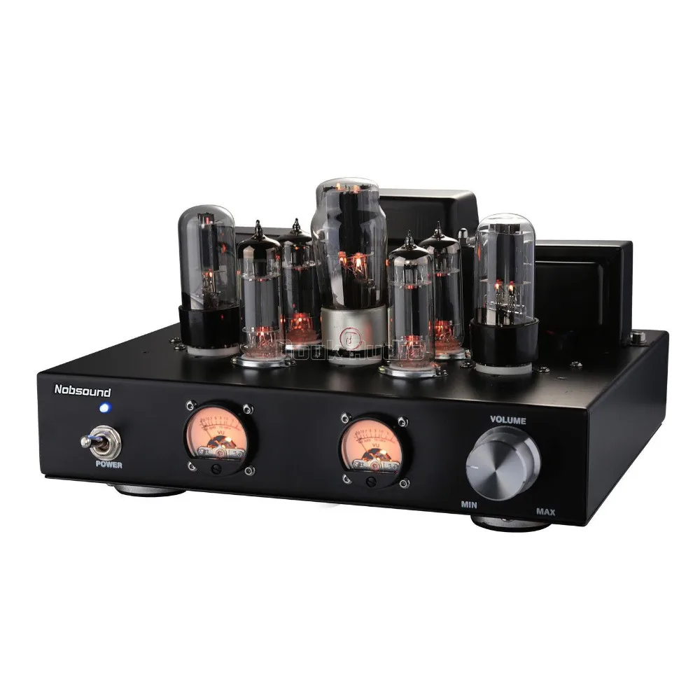 Nobsound ручной работы HiFi 6P1 вакуумный ламповый Интегрированный усилитель стерео односторонний усилитель для наушников класса A черный