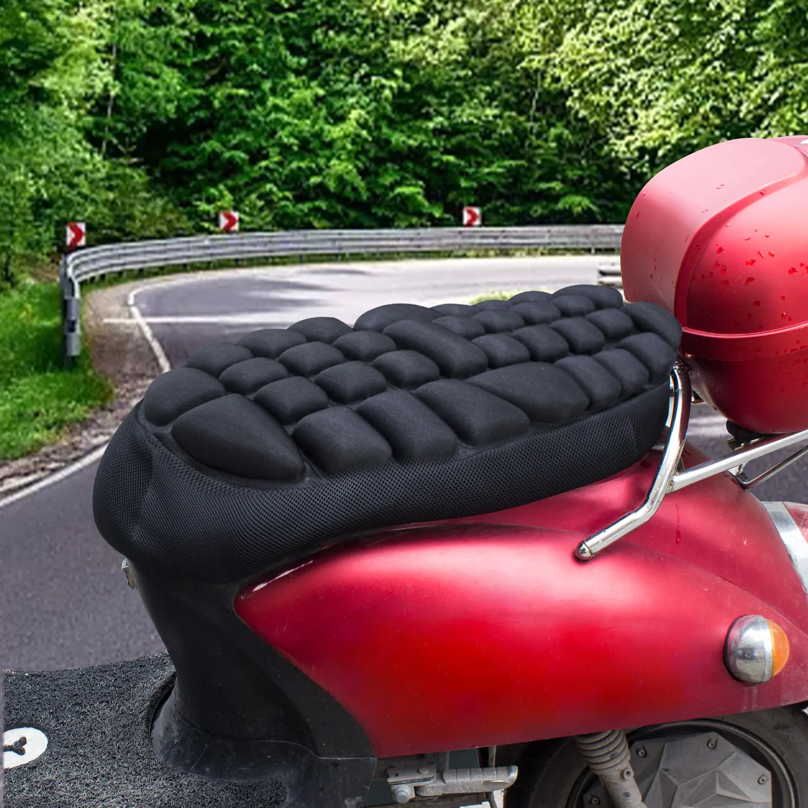 

Motorcycle Cushion Seasons Universal Breathable For Most Car Seat Protection Sun-proof Breathable Seat Pad Auto Covers