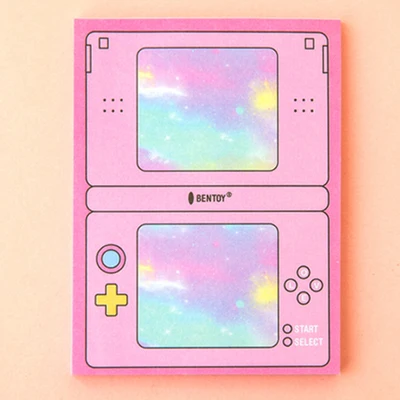 Kawaii компьютерный планировщик наклейки липкие заметки самоклеющиеся милая бумага Стикеры блокнот школьные офисные канцелярские принадлежности - Цвет: Game Machine