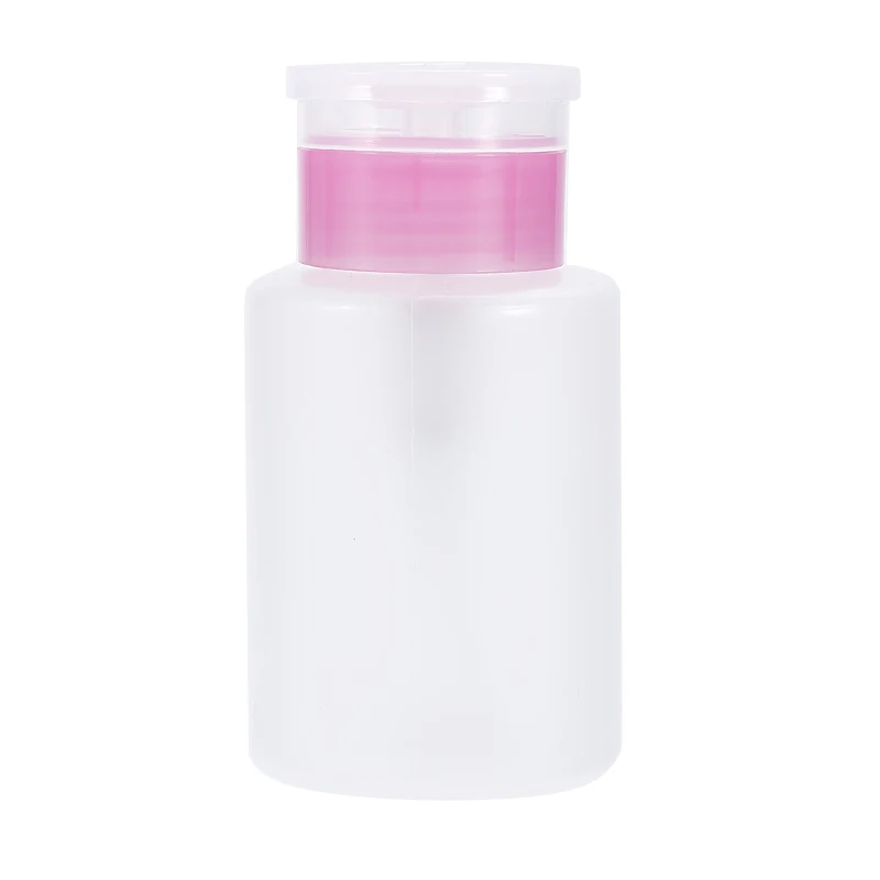 150ml Empty Plastic Bottle Remover Nail Polish Refillable Bottles Liquid Clear Press Pumping Dispenser Container Art Tool | Красота и