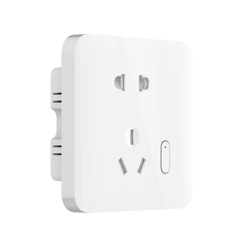 Xiaomi Mijia Smart Wall Power Socket Voice Control OTA Upgrade Intelligent Linkage Plug Sockets Home Outlet 250V Bedroom | Электроника