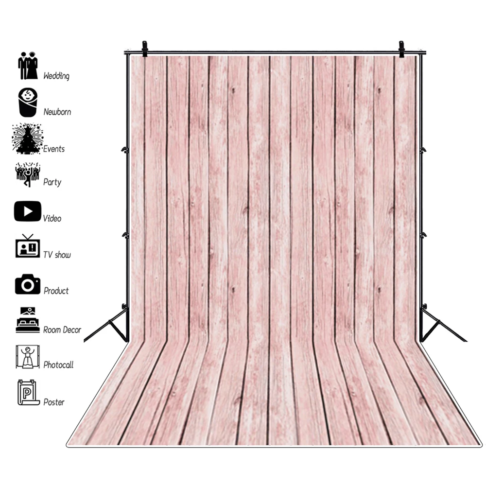 Grunge Wooden Board Photography Backdrops Vinyl Photo Backgrounds Old Planks Baby Portrait Photophone Food Doll Photocall | Электроника