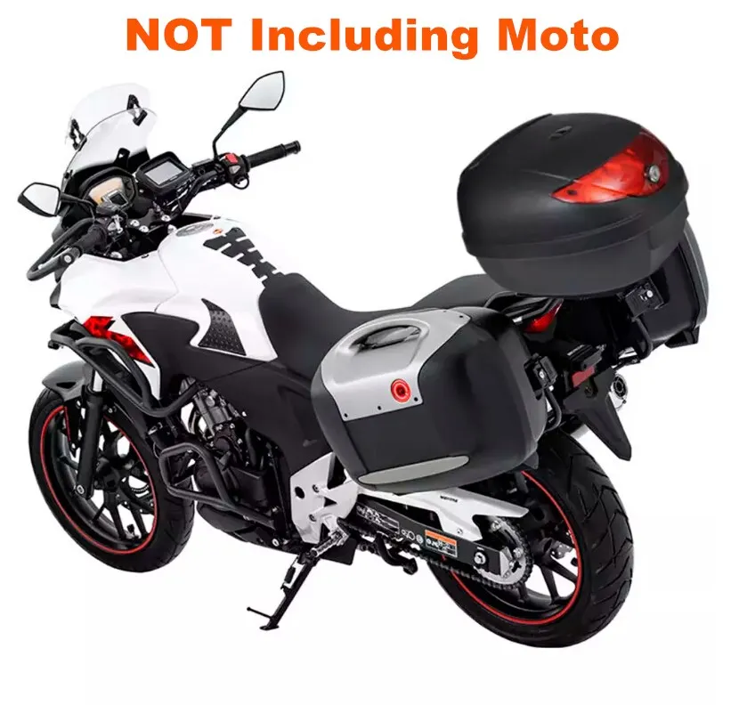 36L 72L черный водонепроницаемый мотоциклетный багажник мото Топ чехол для 1or 2