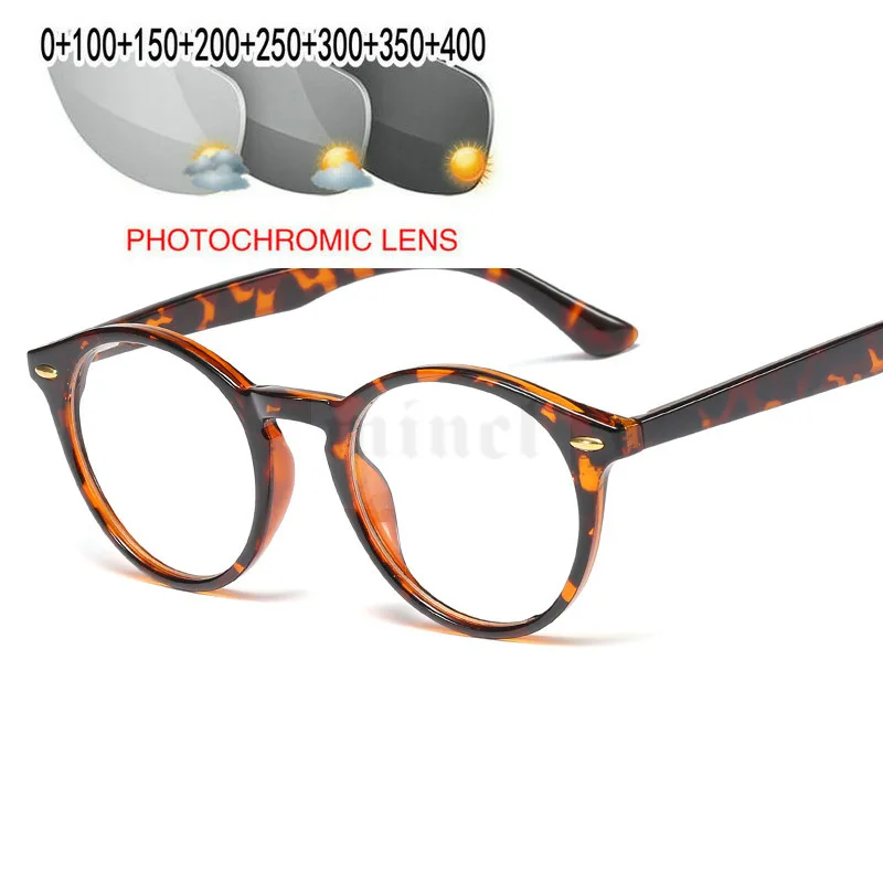 Круглые очки для близорукости мужские в стиле ретро оптические винтажные