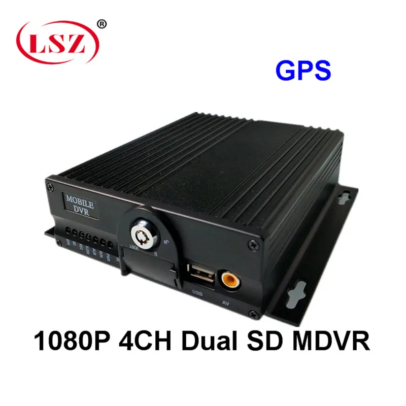 Gps 4ch mdvr двойная sd-карта монитор мастер автобус/грузовик видео рекордер ntsc/pal
