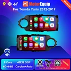 Автомагнитола 2DIN для Toyota Yaris 2012-2017, Авторадио 2DIN, навигатор, мультимедийный плеер, GPS-навигация, Android 10, стерео Carplay