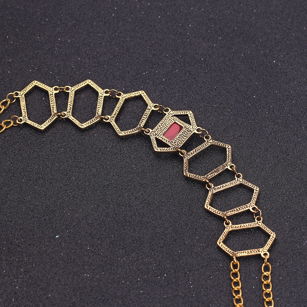 Новое ожерелье с кулоном мелисандре красным кристаллом украшение на Хэллоуин