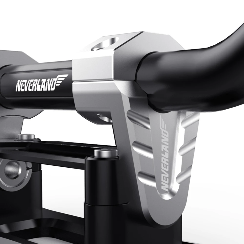 22 мм 28 ЧПУ Серебряный дизайн подставка крепление зажимы мотоциклетный руль