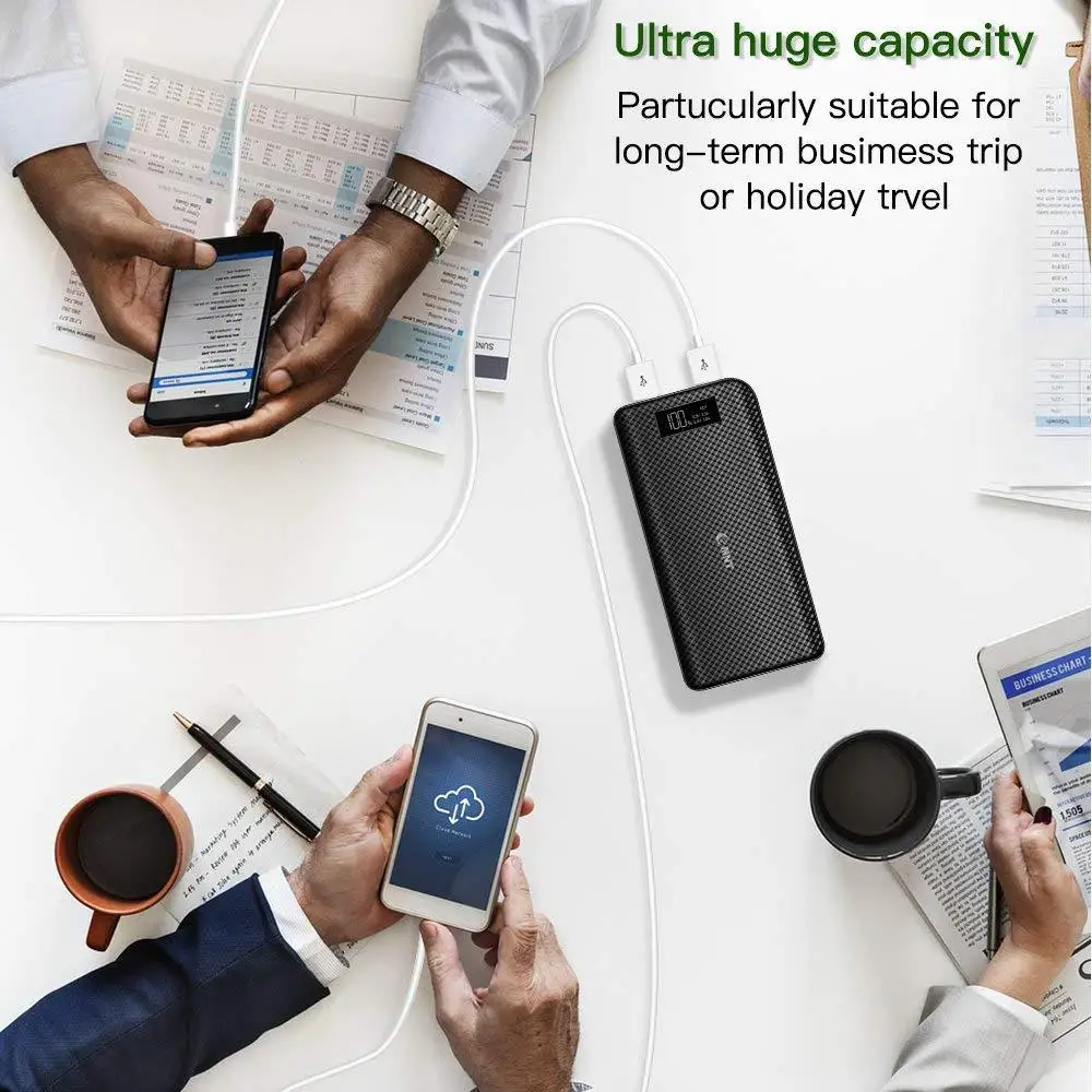 Xiao mi type-c Usb 2 QI 30000 мАч Внешний аккумулятор водонепроницаемый аккумулятор портативный внешний аккумулятор для Xiaomi mi Iphone повербанк
