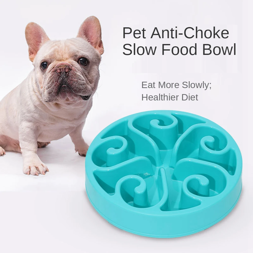 

Dog Slow Food Bowl Anti-Choking Pet Bowl Dog Cat Food Bowl Educational Interesting Food Container For Small Medium Large Dogs