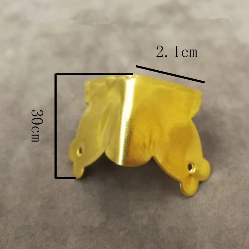 4 шт. антикварные медные металлические угловые кронштейны для деревянных ножки