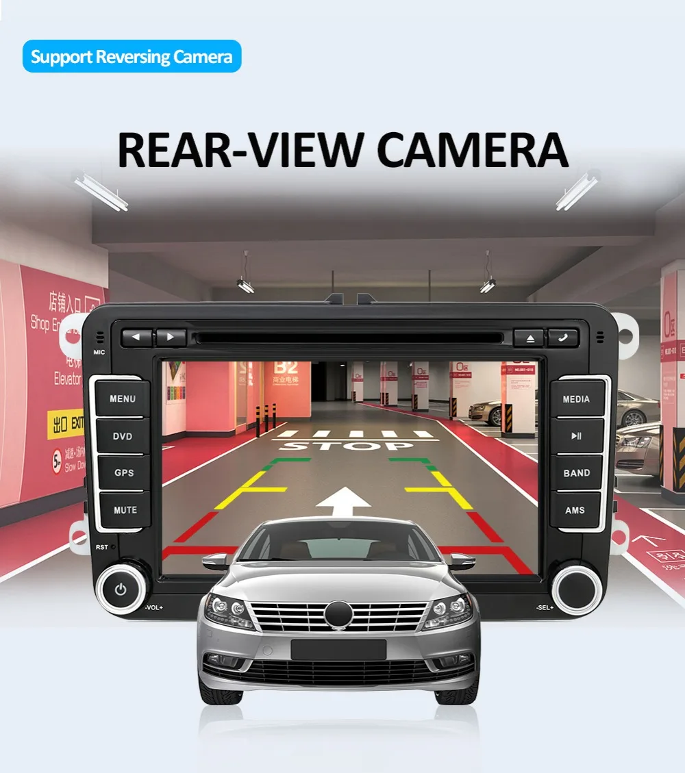 Bosion PX6 2din автомобильный gps Android 9,0 автомобильный dvd-плеер для Volkswagen Skoda POLO GOLF 5 6 PASSAT CC TIGUAN TOURAN Fabia Caddy 4G 64G