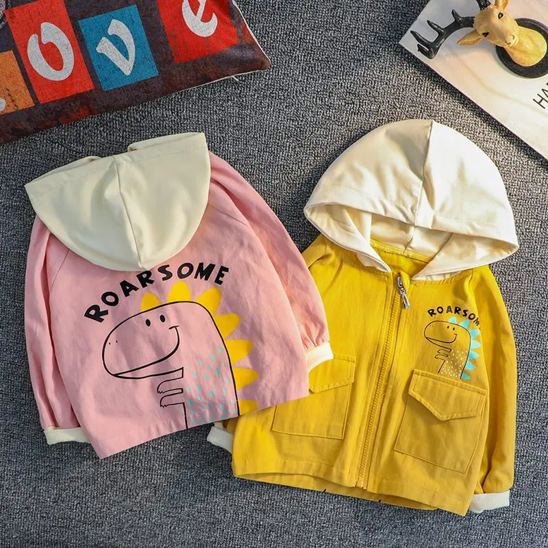 2019 г. Осенний плащ для девочек и мальчиков детская верхняя одежда с длинными