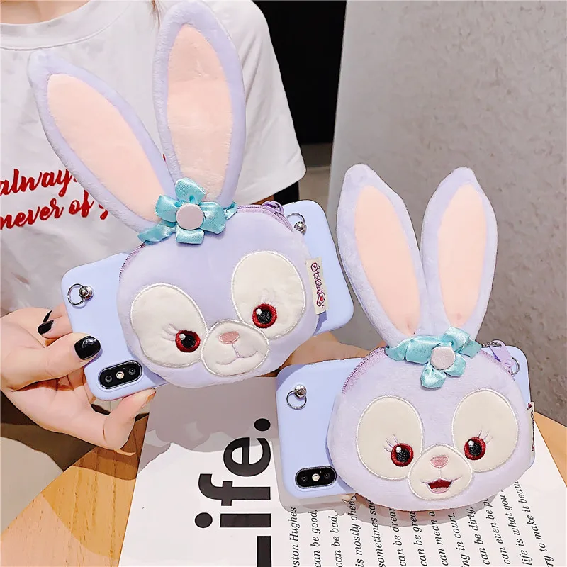 SAM S10 Plus милый кошелек с собакой в виде ракушки чехол для samsung S6 S7 Edge/S8 S9 plus/S10e/S10 5G