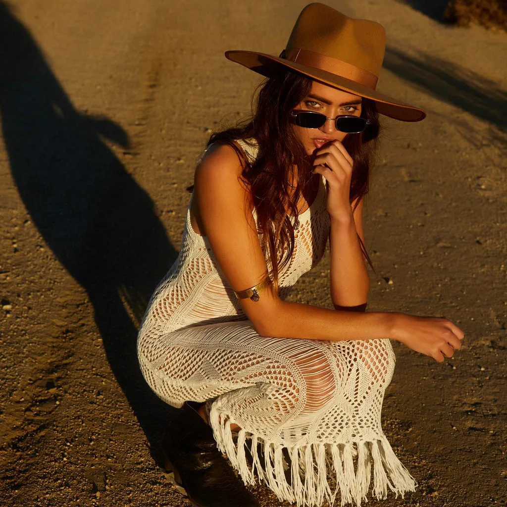 

Sexy Swimsuit White Bikini Set 3 Pieces Set Swimwear Sleeveless Mesh Hollow Bikini Dress Bodycon Cover Up Mesh Beach Jumpsuit