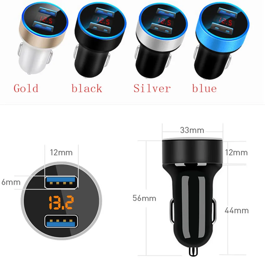 Автомобильные зарядные устройства Tancarrey 2 порта быстрая зарядка два USB для Chevrolet