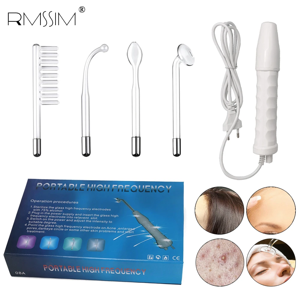 

Portable Handheld High Frequency Facial Machine - Acne, Anti-inflammatory, Skin Tightening, Wrinkles, Fine Lines, Spa Salon