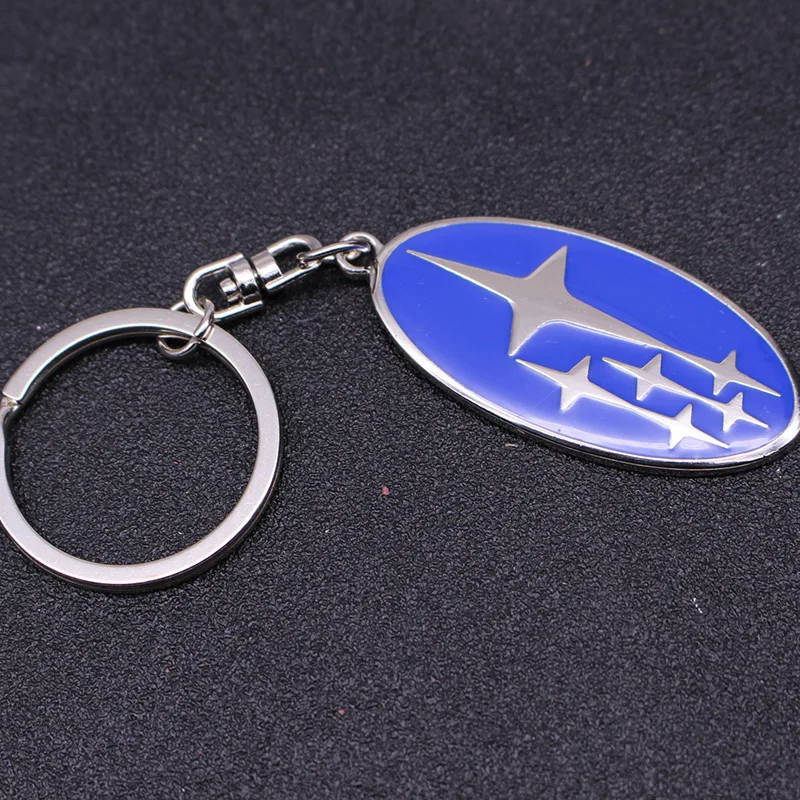 Отлично подходит для серии Subaru металлические кольца ключей Универсальный брелок