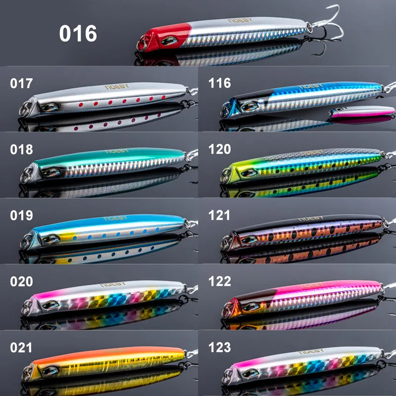 Noeby 3Pcs Fishing Lure Set 110mm 46g Sinking Pencil Long Casting Wobblers Artificial Hard Bait Shore Jigging Sea Fishing Lure