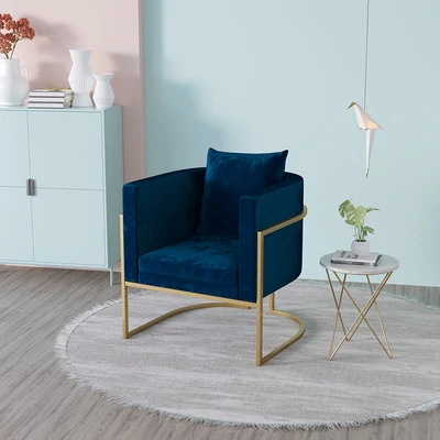 Диван одноместный диван современный модный дизайн ногтей магазин одежды кованый