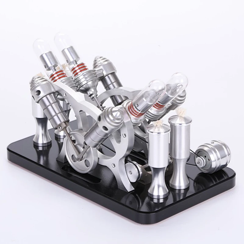 

Stirling Steam Engine Model Physical Toys Birthday Gift Creative Model V4