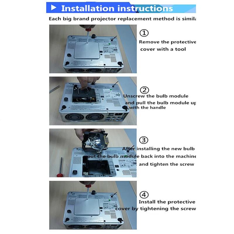 ZR высокое качество VLT-EX320LP UHP190/160 Вт лампа проектора для EX320U EX321U EX330U EX331U