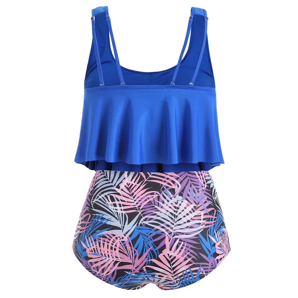 

Sexy Swimsuit Women Female Tankini Sets Vintage Ruffled Beachwear Bathing Suits Female Brazilian Monokini Biquinis Feminino