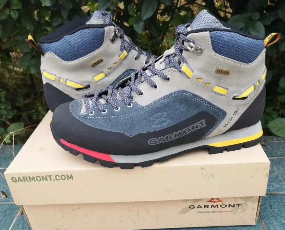 

GARMONT мужские водонепроницаемые походные рыбацкие ботинки GTX moutainering из натуральной кожи, противоударные противоскользящие треккинговые бот...