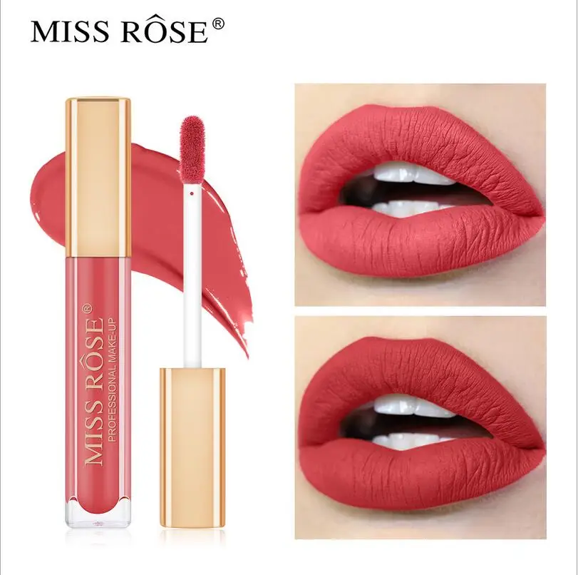 Новая губная помада MISS ROSE матовый блеск для губ водостойкая стойкая увлажняющая