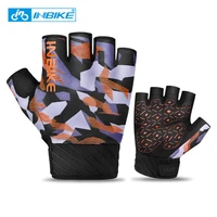 inbike cycling gloves mens womens mtb road gloves breathable mountain bike half finger gloves bicycle non slip sports gloves