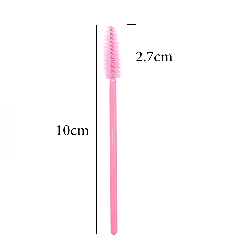500 шт. одноразовые розовые кисти для ресниц аппликатор туши палочка макияжа