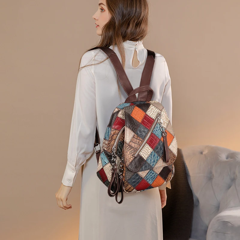 

Cobbler Legend Fashion Women Backpacks Genuine Leather School Bag Luxury Ladies High Quality Casual Knapsack For Travel Bags