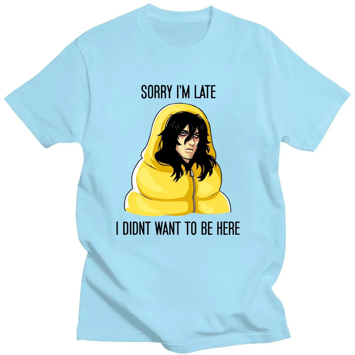 

Funny Cartoon Character Pattern T-shirt Short-sleeved Casual Harajuku Style Street Trend Round Neck Cotton Fashion Summer Top