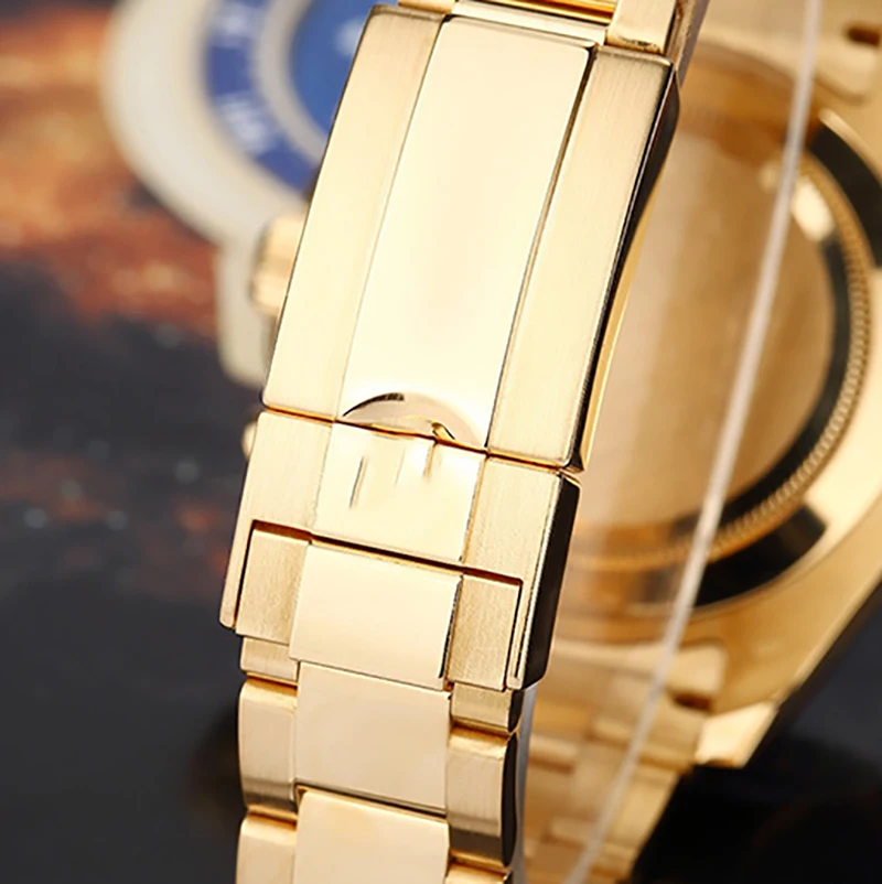 

Men Watches Yacht Mechanical Watches Free Shipping Stainless Steel Man Mechanical Watch 100m Waterproof Watch Relogio Feminino