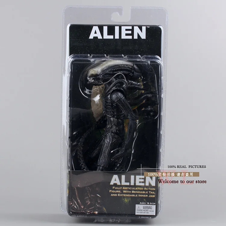 NECA 1979 Классическая оригинальная экшн-фигурка инопланетянина 7 дюймов из ПВХ