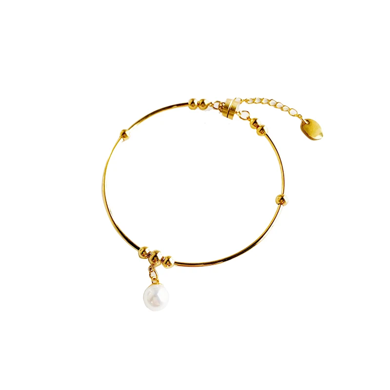 

Ymh Eden Special-Interest Design Delicate Pearl Bracelet Japanese Sweet Bracelet Bloggers Same Style Magnetic Bracelet Versatile
