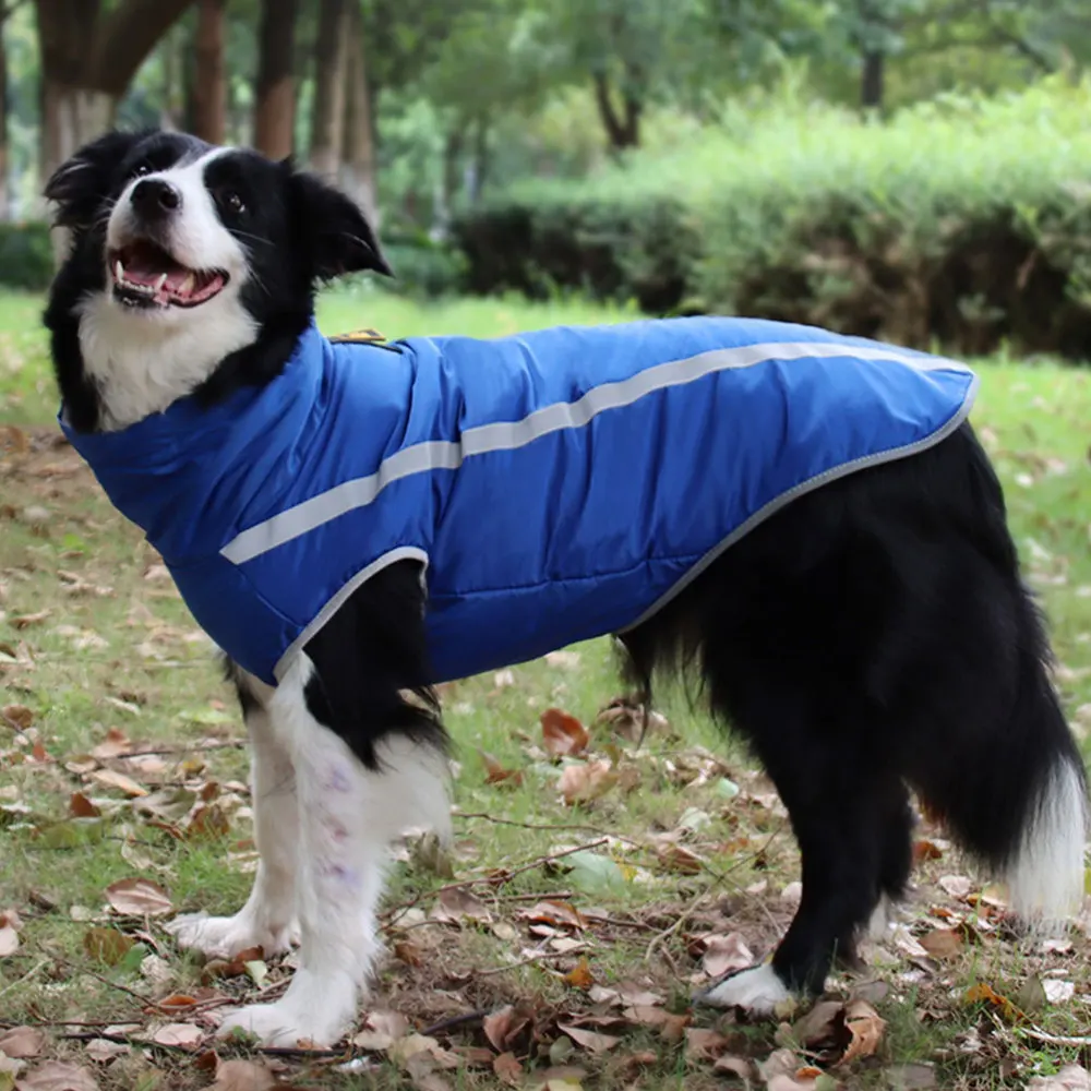 

1pc Windproof Dog Raincoat Dog Rainproof Apparel Dog Costume Winter Dog Coat