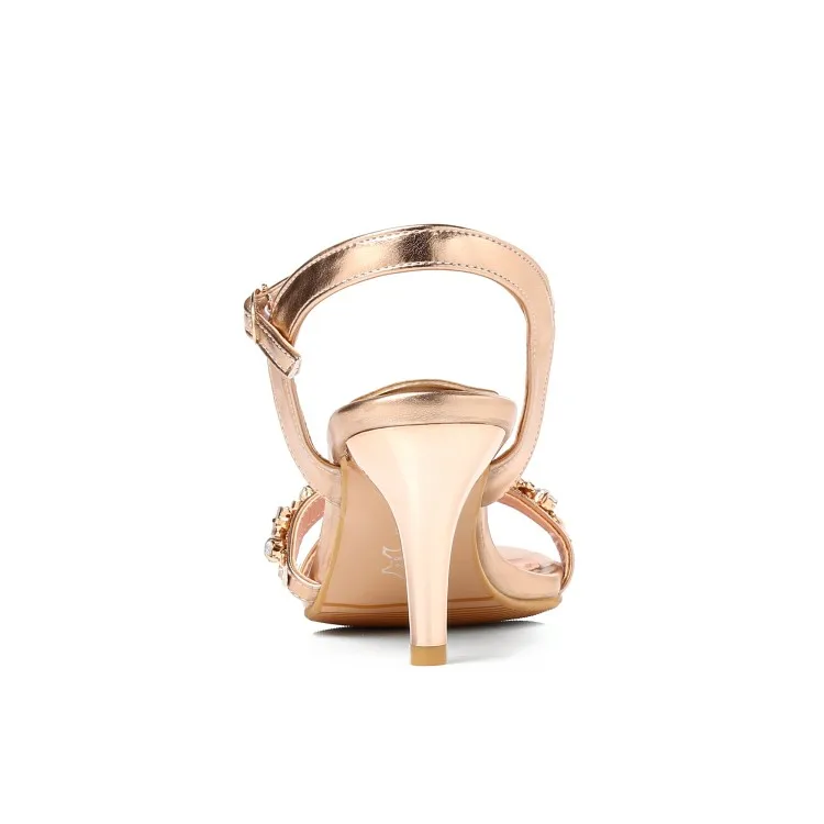 Сандалии женские на высоком каблуке однослойные Босоножки с открытым носком