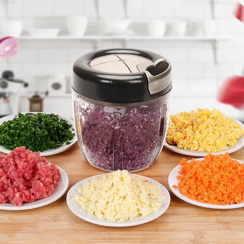 Ручной Еда измельчитель фруктовый Овощной дробилка для мяса мясорубки Шредер