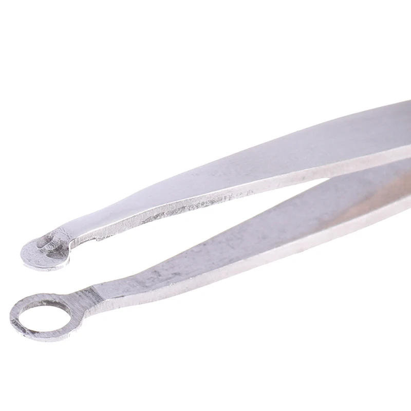 Round Tip Eyebrow Tweezer Cool Stainless Steel Black Hair Removal Tweezers Professional Perfectly Make Up Tools | Красота и здоровье