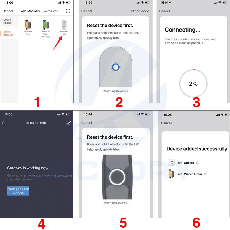 Bluetooth подключение таймер орошения умная система контроллер водонепроницаемый