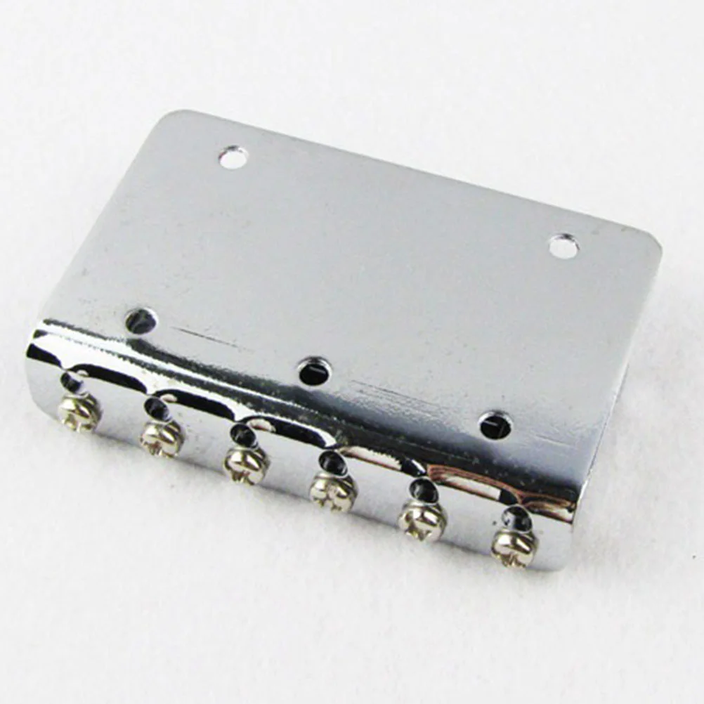 

65mm Fixed Saddle Bridge Plate With Screws And Wrench For Electric Guitar Accessories Guitar Parts