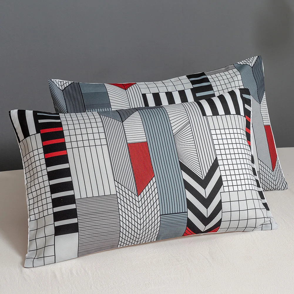 Roman Times Bedding Set 2/3 Pieces Quilt Cover Colorful Geometric Duvet 3D Printed Kids Comfortable Bed Sets | Дом и сад