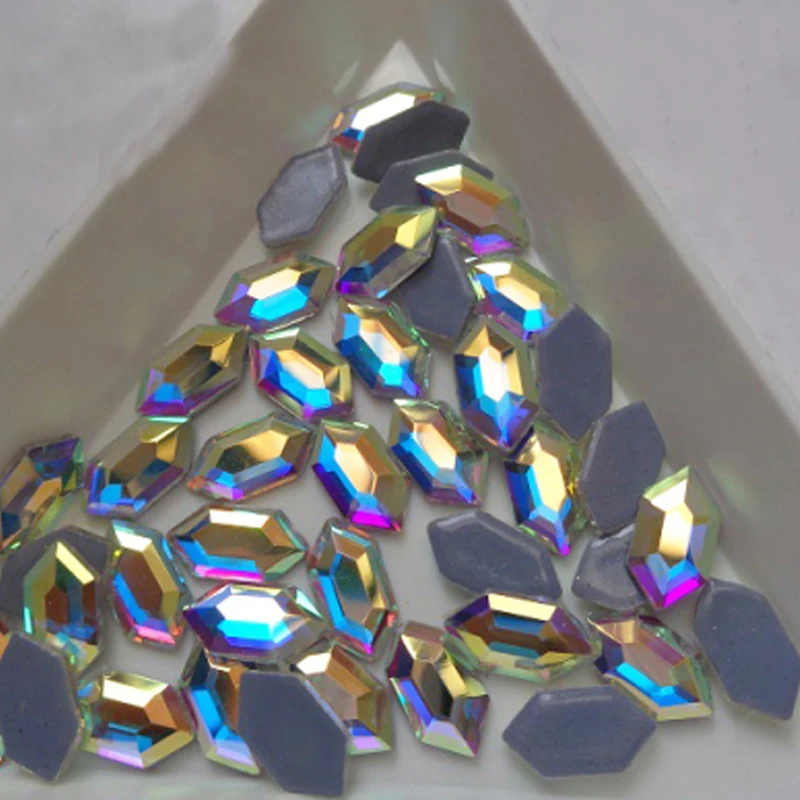 Glass Crystal gray flat back strass Apparel Arts hotfix rhinestones Iron On Hotfix Rhinestones Wedding dress decoracion | Дом и сад