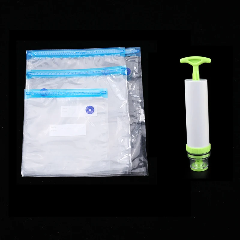 Пакеты для вакуумного упаковщика пищевых продуктов с ручным насосом