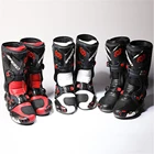 Мужские мотоциклетные ботинки из кожи, кроссовые мотоботинки, обувь для езды на мотоцикле и велосипеде по бездорожью, для трюков, квадроциклов, эндуро